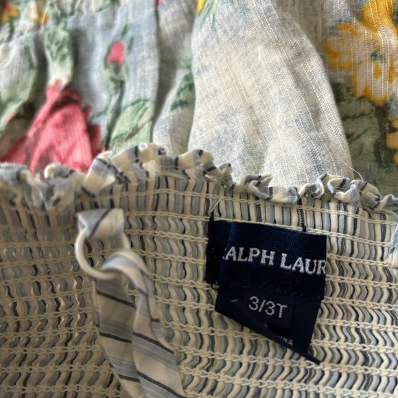 Ralph Lauren Girls Size 3T Multicolor Floral Dress - Picture 2 of 4